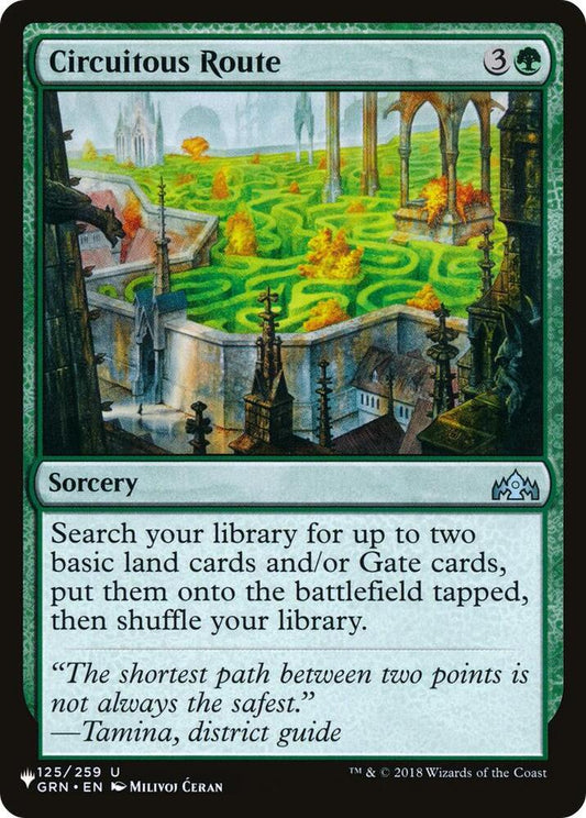 Circuitous Route [The List Reprints] 125/259