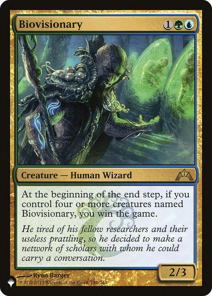 Biovisionary [The List Reprints] 146/249