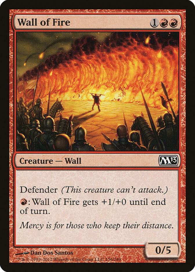 Wall of Fire [Magic 2013 (M13)] 156