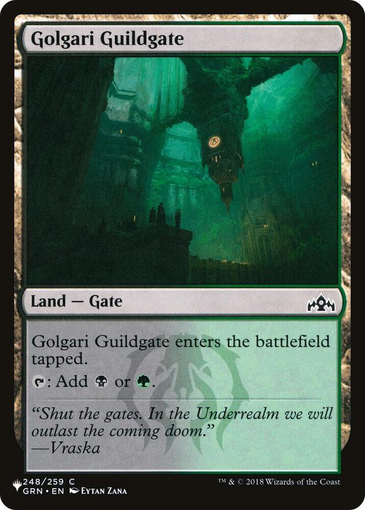 Golgari Guildgate [The List Reprints] 248/259