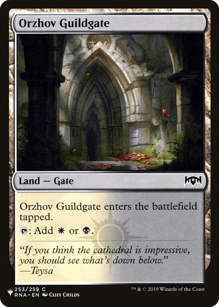 Orzhov Guildgate (253) [The List Reprints] 253/259