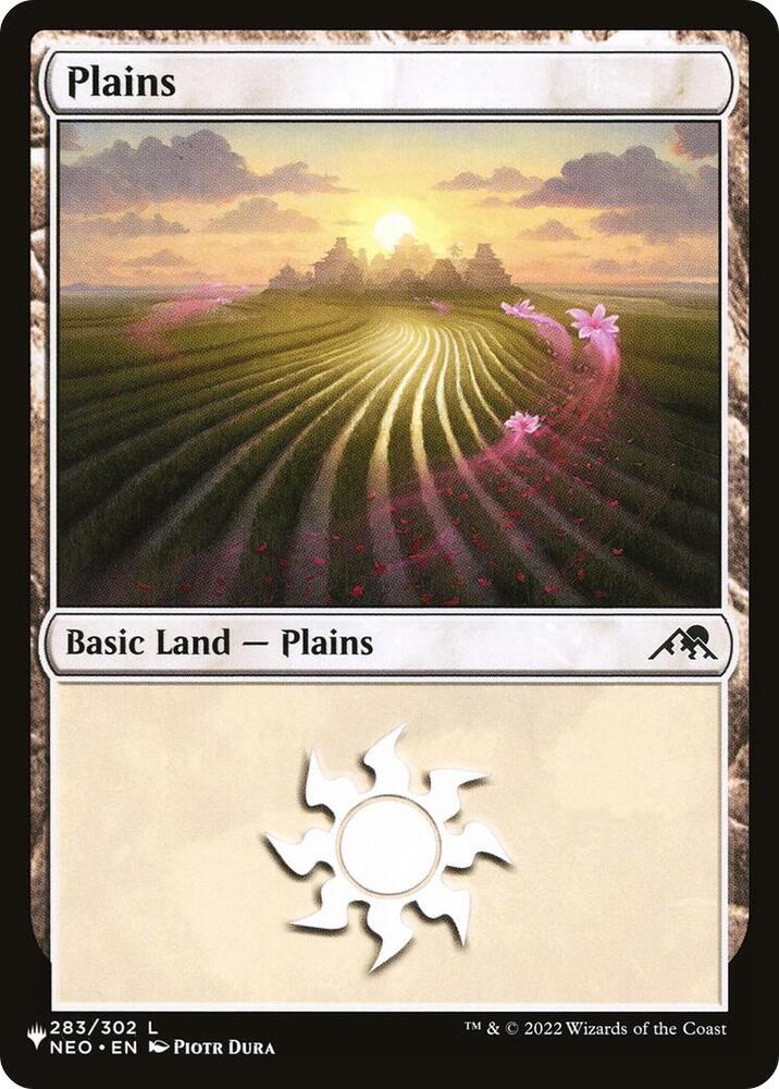 Plains (NEO) [The List Reprints] 283/302