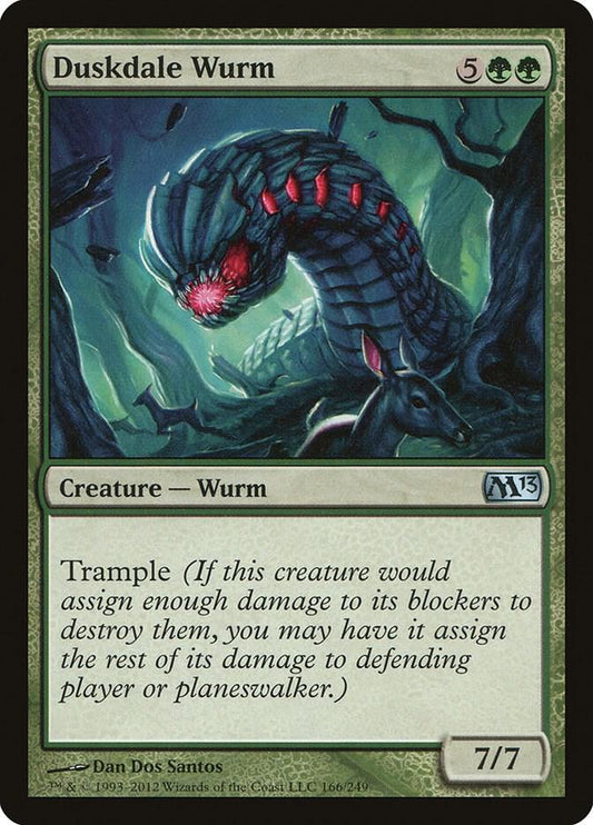 Duskdale Wurm [Magic 2013 (M13)] 166