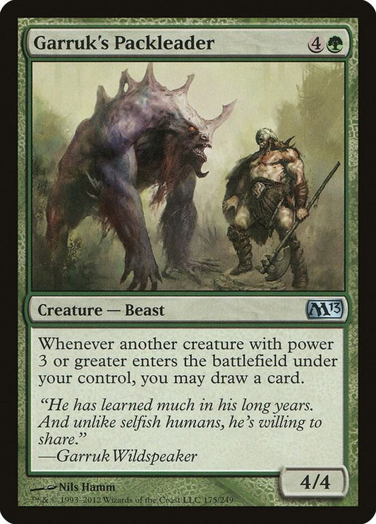 Garruk's Packleader [Magic 2013 (M13)] 175