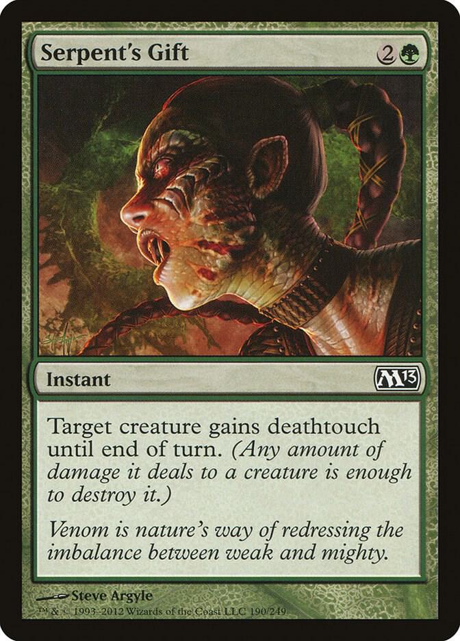 Serpent's Gift [Magic 2013 (M13)] 190