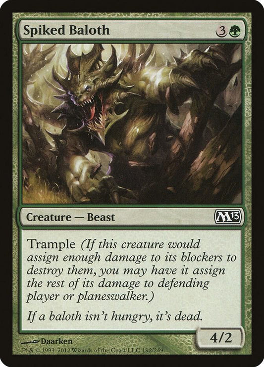 Spiked Baloth [Magic 2013 (M13)] 192