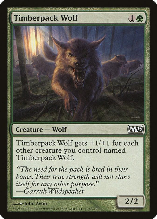 Timberpack Wolf [Magic 2013 (M13)] 194