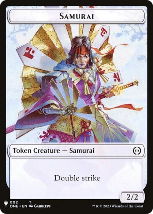 Samurai // Clue Double-Sided Token [The List Reprints] 2 // 40
