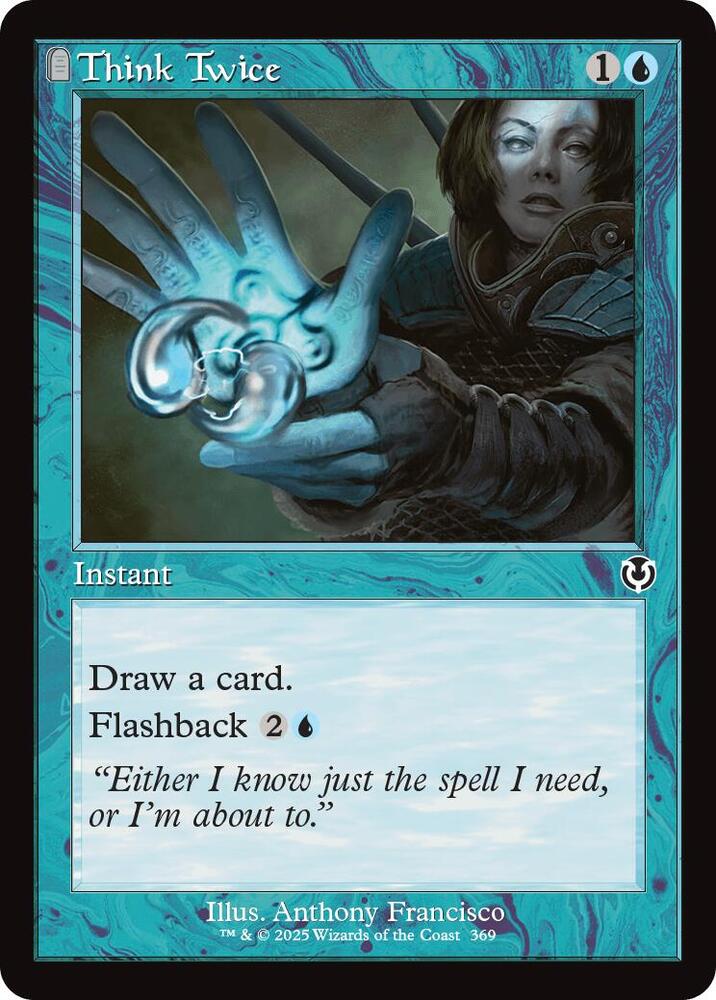 Think Twice (Retro Frame) [Innistrad Remastered] 369