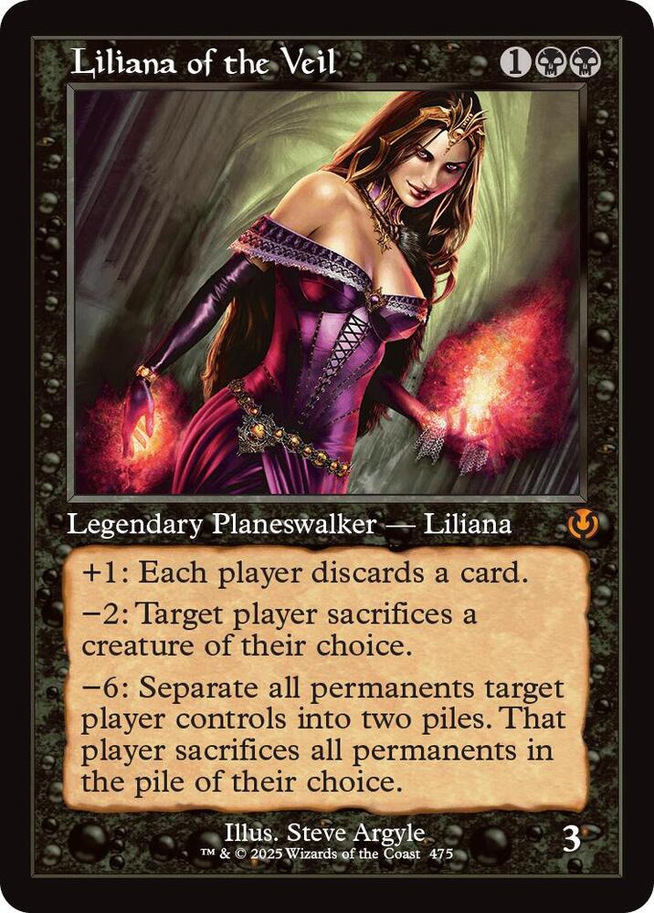 Liliana of the Veil (Retro Frame) [Innistrad Remastered] 475