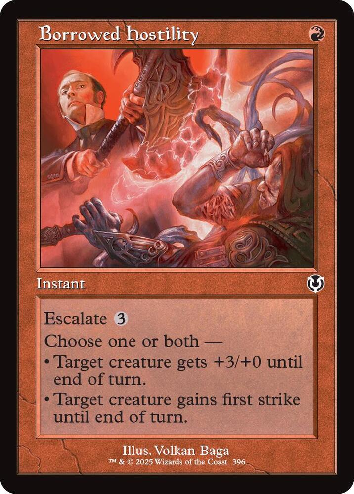 Borrowed Hostility (Retro Frame) [Innistrad Remastered] 396