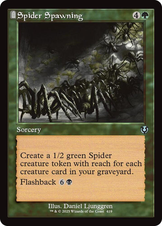 Spider Spawning (Retro Frame) [Innistrad Remastered] 419