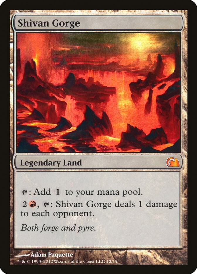 Shivan Gorge [From the Vault: Realms] 12