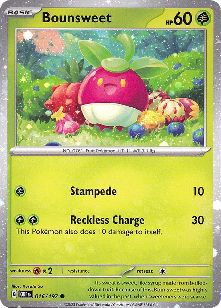 Bounsweet - 016/197 (Cosmos Holo) [Miscellaneous Cards & Products] 016/197