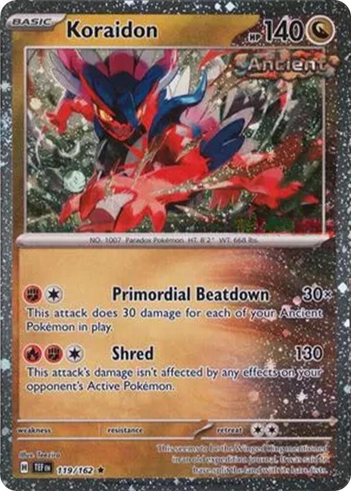 Koraidon - 119/162 (Cosmos Holo) [Miscellaneous Cards & Products] 119/162