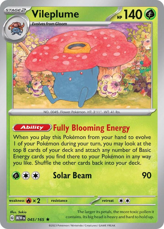 Vileplume - 045/165 [Deck Exclusives] 045/165