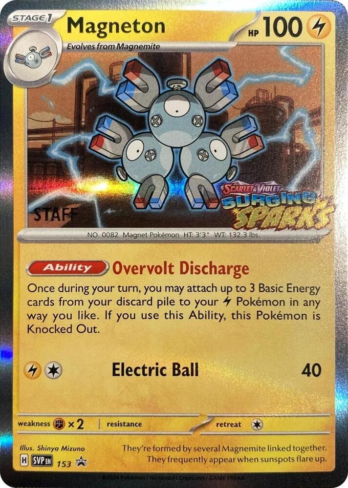 Magneton - 153 (Staff) [SV: Scarlet & Violet Promo Cards] 153