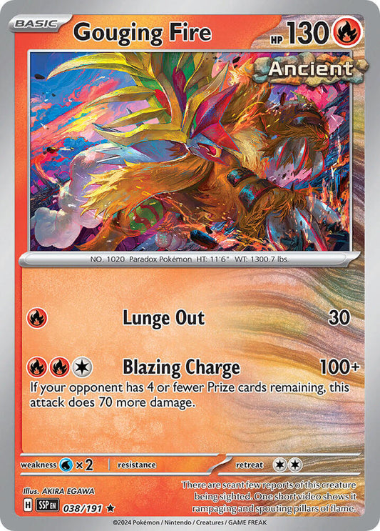 Gouging Fire - 038/191 [Deck Exclusives] 038/191