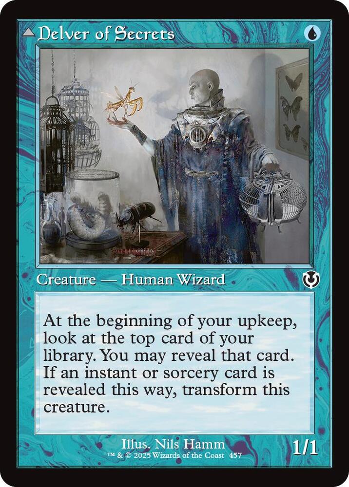 Delver of Secrets (Retro Frame) [Innistrad Remastered] 457