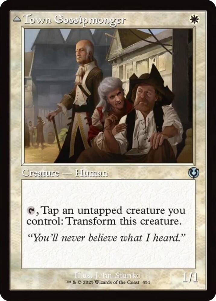 Town Gossipmonger (Retro Frame) [Innistrad Remastered] 451
