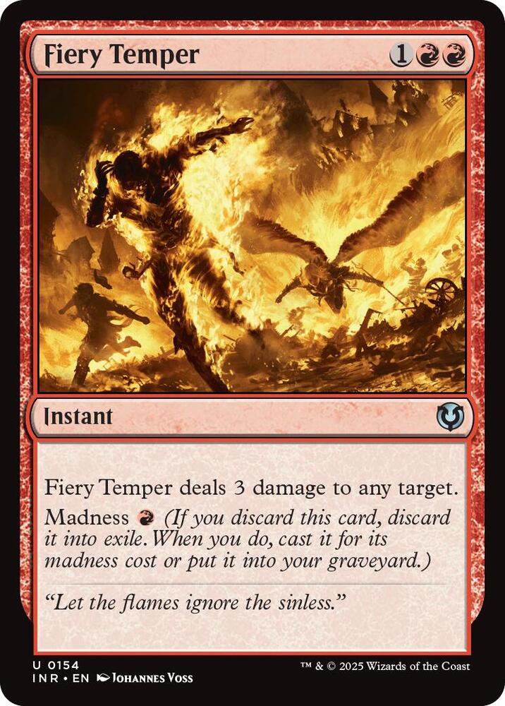 Fiery Temper [Innistrad Remastered] 154