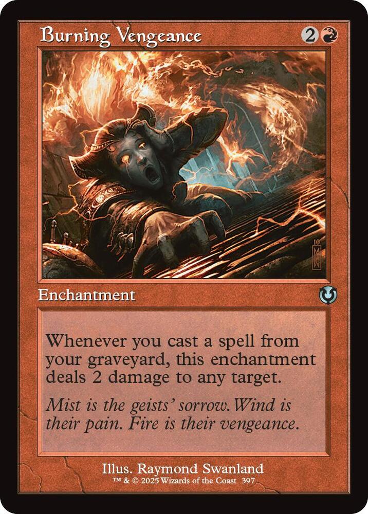 Burning Vengeance (Retro Frame) [Innistrad Remastered] 397