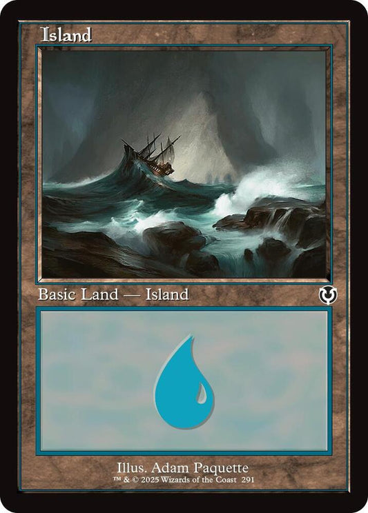 Island (291) (Retro Frame) [Innistrad Remastered] 291