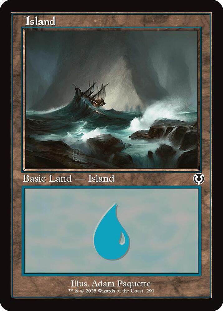 Island (291) (Retro Frame) [Innistrad Remastered] 291
