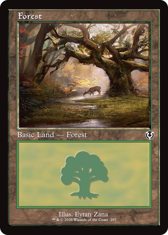 Forest (297) (Retro Frame) [Innistrad Remastered] 297