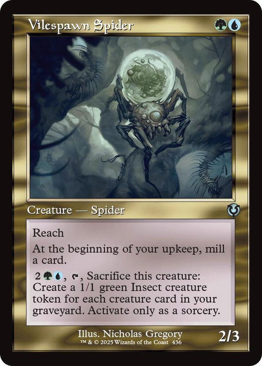 Vilespawn Spider (Retro Frame) [Innistrad Remastered] 436