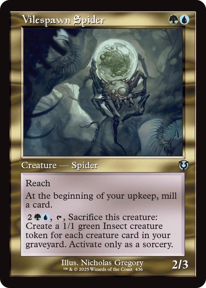 Vilespawn Spider (Retro Frame) [Innistrad Remastered] 436
