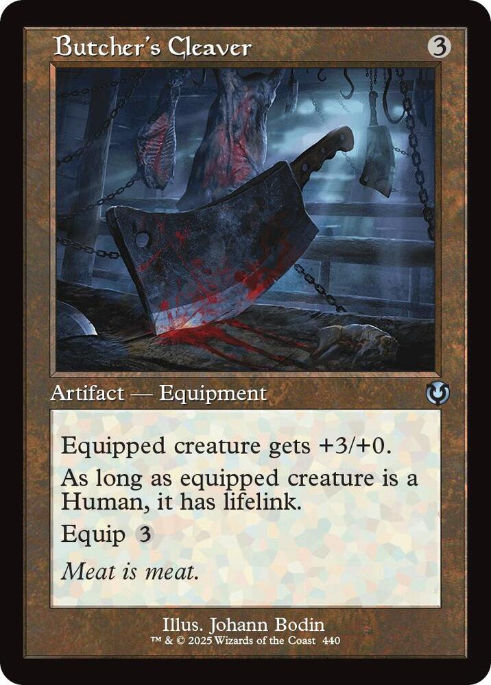 Butcher's Cleaver (Retro Frame) [Innistrad Remastered] 440