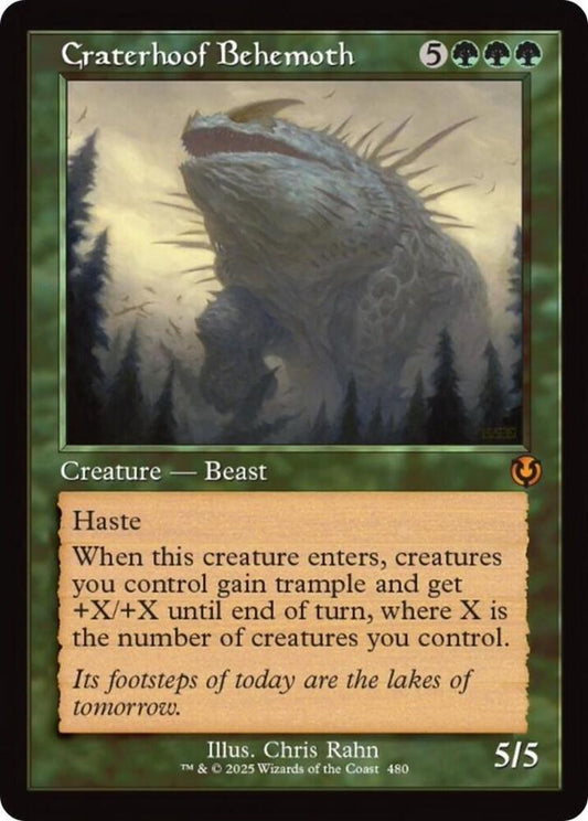 Craterhoof Behemoth (Retro Frame) [Innistrad Remastered] 480
