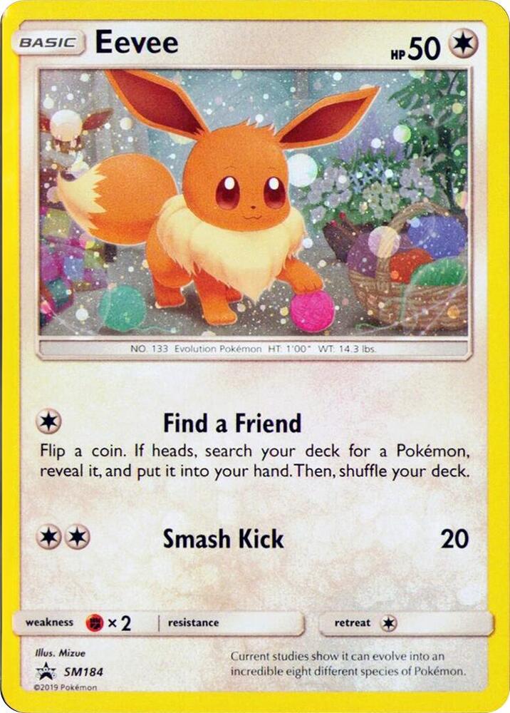 Eevee - SM184 (Cosmos Holo) [SM Promos] SM184