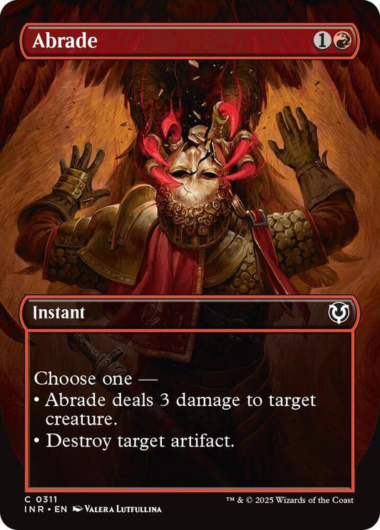 Abrade (Borderless) [Innistrad Remastered] 311