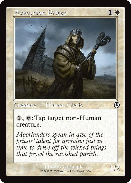 Avacynian Priest (Retro Frame) [Innistrad Remastered] 334