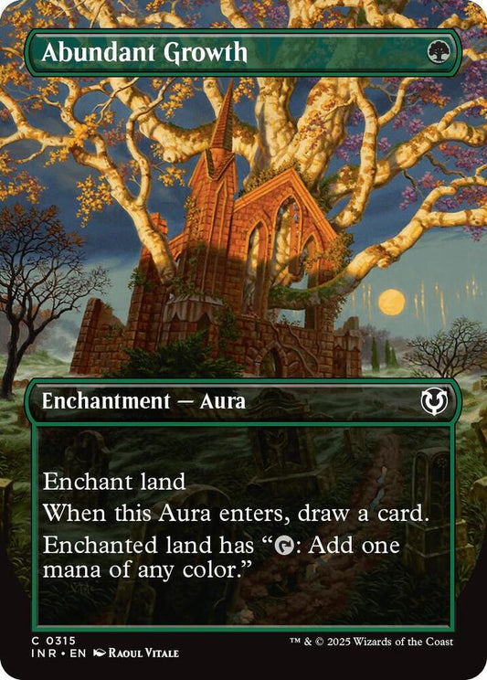 Abundant Growth (Borderless) [Innistrad Remastered] 315