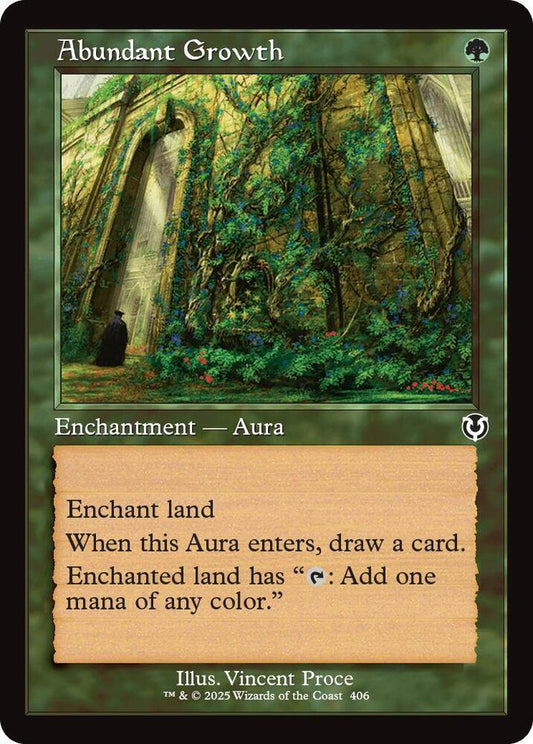Abundant Growth (Retro Frame) [Innistrad Remastered] 406