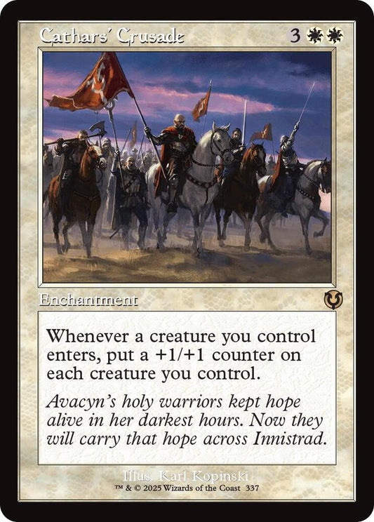 Cathars' Crusade (Retro Frame) [Innistrad Remastered] 337