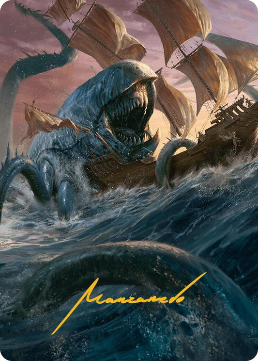 Hullbreaker Horror Art Card (Gold-Stamped Signature) [Art Series: Innistrad Remastered] 5