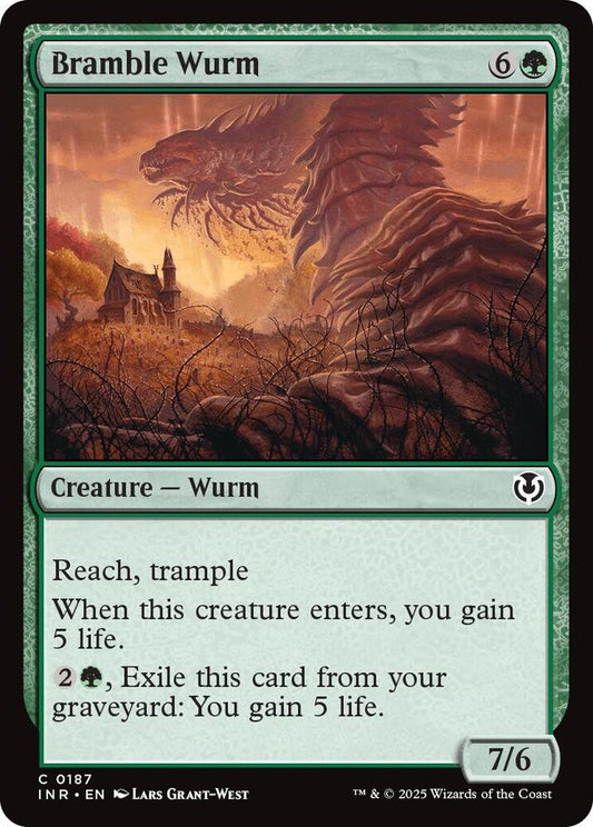 Bramble Wurm [Innistrad Remastered] 187