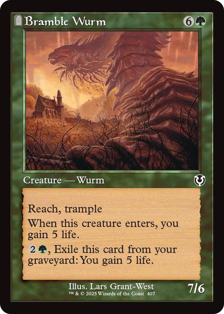 Bramble Wurm (Retro Frame) [Innistrad Remastered] 407