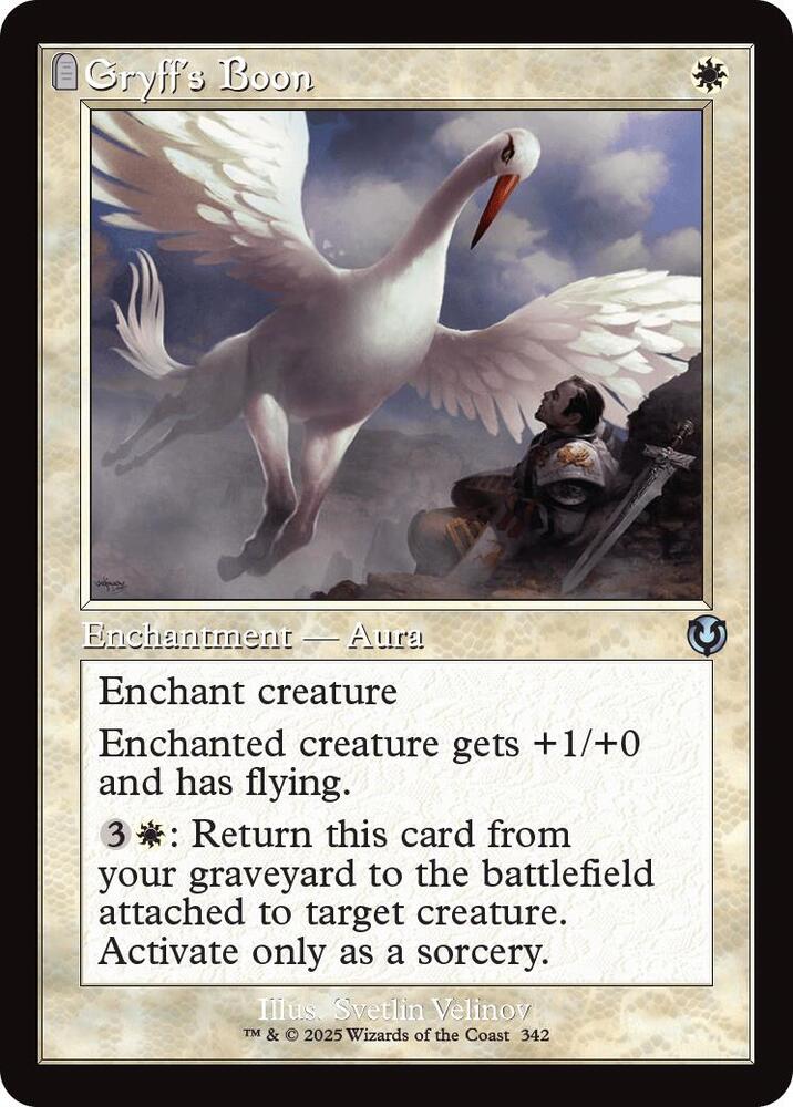 Gryff's Boon (Retro Frame) [Innistrad Remastered] 342
