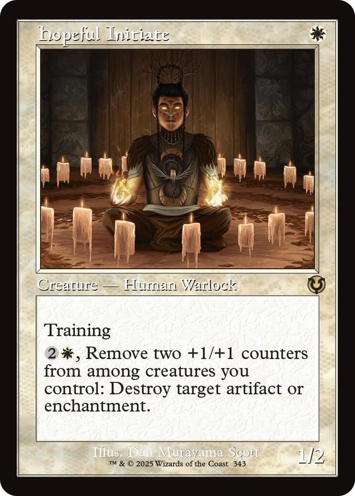 Hopeful Initiate (Retro Frame) [Innistrad Remastered] 343