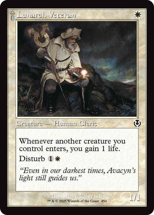 Lunarch Veteran (Retro Frame) [Innistrad Remastered] 450