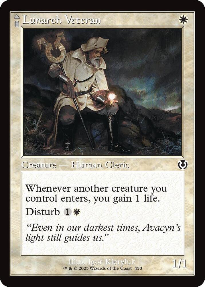 Lunarch Veteran (Retro Frame) [Innistrad Remastered] 450