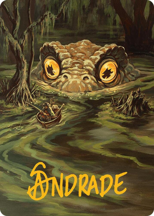 The Gitrog Monster Art Card (Gold-Stamped Signature) [Art Series: Innistrad Remastered] 25