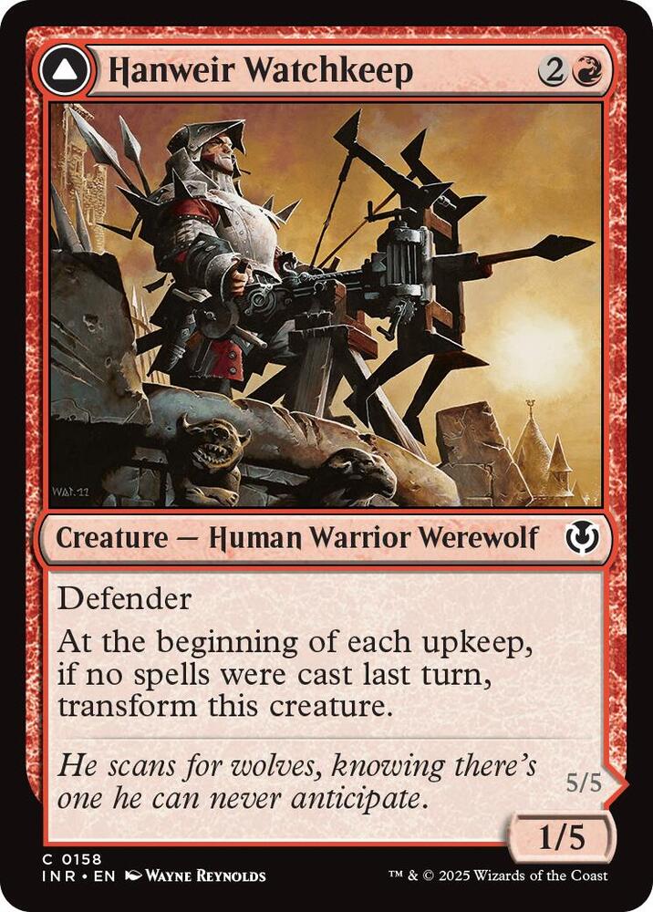 Hanweir Watchkeep [Innistrad Remastered] 158