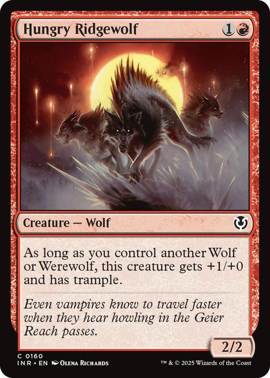 Hungry Ridgewolf [Innistrad Remastered] 160
