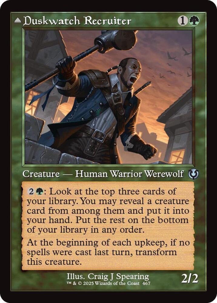 Duskwatch Recruiter (Retro Frame) [Innistrad Remastered] 467